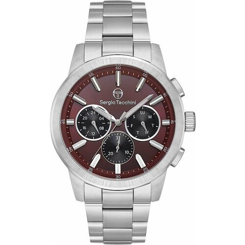 Купить Наручные часы SERGIO TACCHINI, красный, серебряный
Мужские часы. Коллекция Archi...