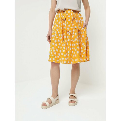 Купить Юбка MOM №1, размер 48-52, желтый, белый
Летняя юбка из натурального вискозного...