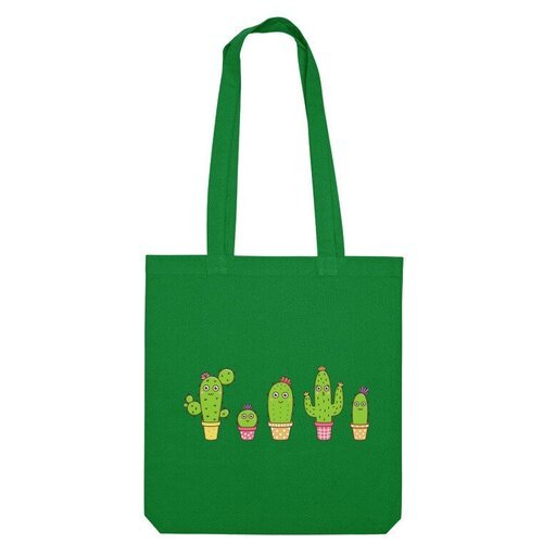 Купить Сумка Us Basic, зеленый
Название принта: Каваиные милые кактусы. Автор принта: V...