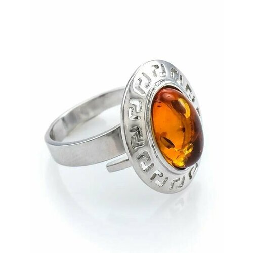 Купить Кольцо, янтарь, безразмерное, серебряный
Элегантное кольцо «Эллада» из с натурал...
