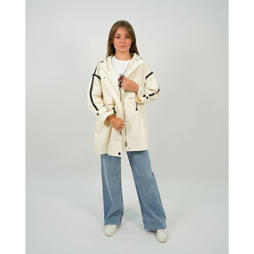 Купить Ветровка , размер 42, белый
Куртка женская демисезон комбинированная из эко кожи...