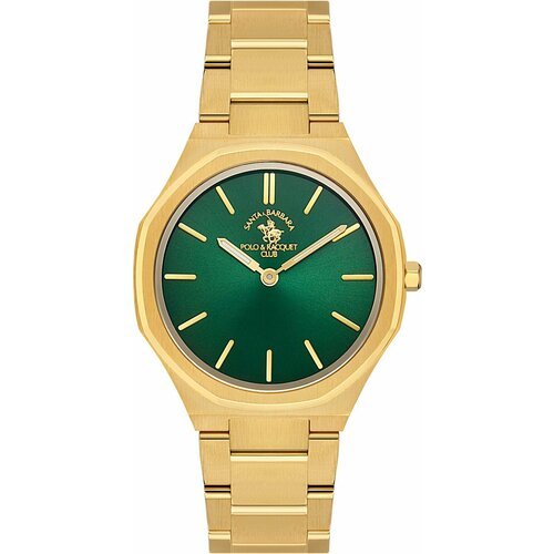 Купить Наручные часы SANTA BARBARA POLO & RACQUET CLUB, зеленый, золотой
Женские часы....