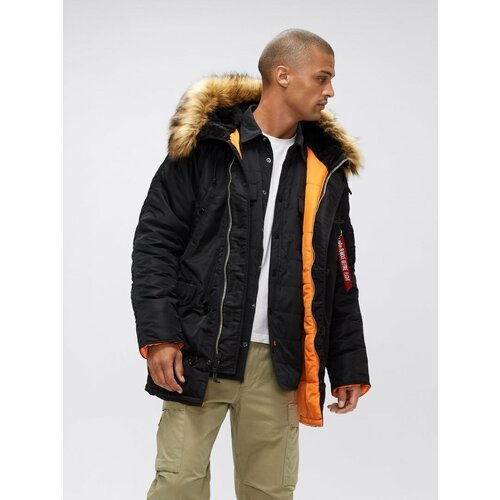 Купить парка ALPHA INDUSTRIES, размер 46/S/, черный
Мужская теплая зимняя куртка-парка...