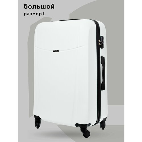 Купить Чемодан Bonle 1703L/1, 91 л, размер L, белый
Четырехколесный чемодан Bonle росси...