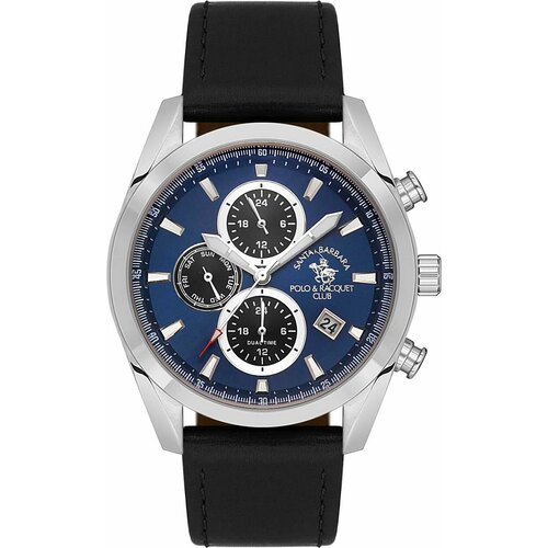 Купить Наручные часы SANTA BARBARA POLO & RACQUET CLUB, черный, серебряный
Мужские часы...