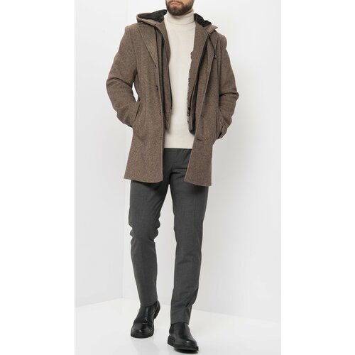 Купить Пальто MISTEKS design, размер 50-176, коричневый
Приталенное однобортное пальто,...