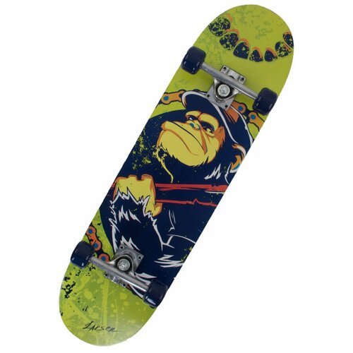 Купить Детский скейтборд Larsen City 4, 31x8, зеленый/синий
Материал деки: китайский кл...