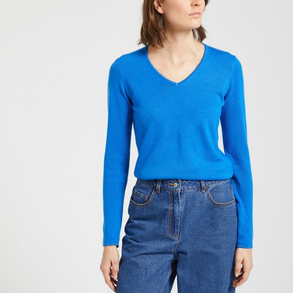 Купить Пуловер с V-образным вырезом логотип на спинке XL синий
Описание&nbsp;•&nbsp;&nb...