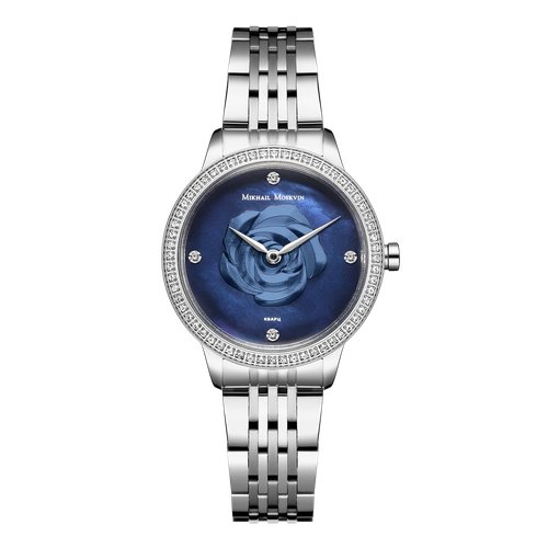 Купить Наручные часы УЧЗ 1348S6B6, синий, серебряный
Наручные кварцевые женские часы из...
