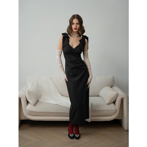 Купить Платье Vittoria Vicci, размер XL, черный
Женское облегающее платье футляр с высо...