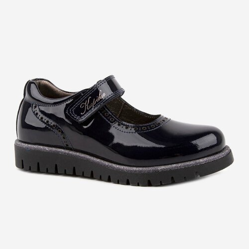 Купить Лоферы Kapika, размер 33, синий
Современные повседневные туфли для девочки из на...