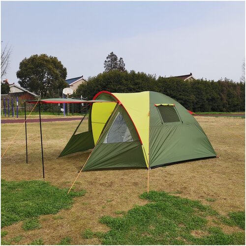 Купить 4-х местная кемпинговая палатка (ART1004-4) 5650
Просторная четырехместная палат...