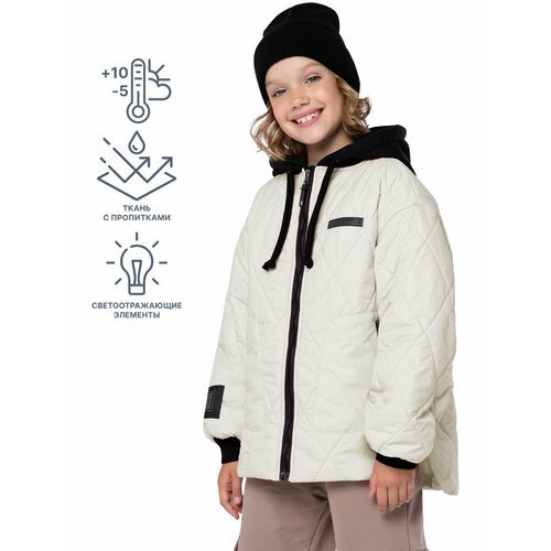 Купить Куртка NIKASTYLE 4м6624, размер 128-64, белый
Куртка демисезонная для девочки. К...