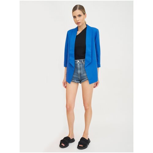Купить Пиджак Olya Stoforandova, размер 40, синий
Классический пиджак без пуговиц, на п...