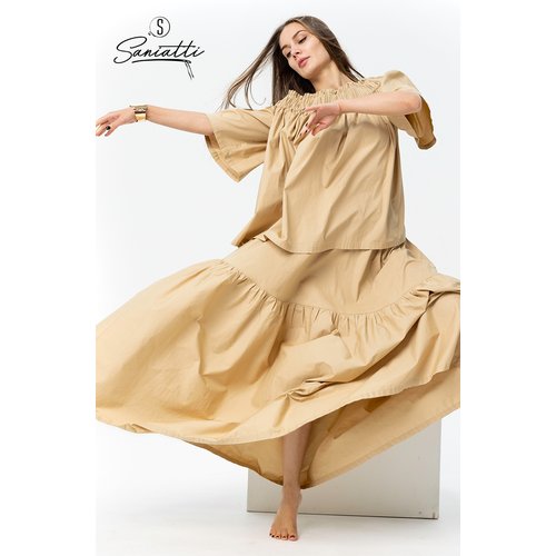 Купить Юбка Saniatti, размер L, бежевый
Бренд стильной женской одежды Saniatti представ...