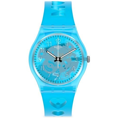 Купить Наручные часы swatch, голубой
Кварцевые женские часы с органическим стеклом 

Ск...
