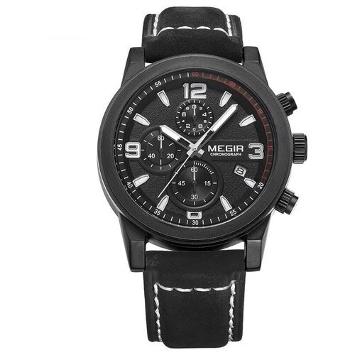 Купить Наручные часы Megir, черный
Брутальные и массивные часы Megir 2026G (B/W) стильн...