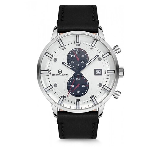 Купить Наручные часы SERGIO TACCHINI, белый
Корпус: нержавеющая сталь 316L, цвет серебр...