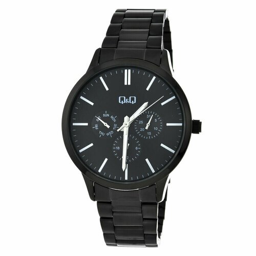Купить Наручные часы Q&Q A01A-004, черный
Мужские японские кварцевые часы в круглом кор...