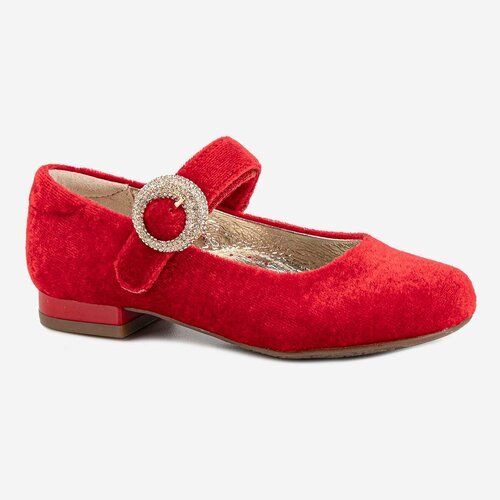 Купить Туфли Kapika, размер 26, красный
Нарядные бархатные туфельки для девочки легко с...
