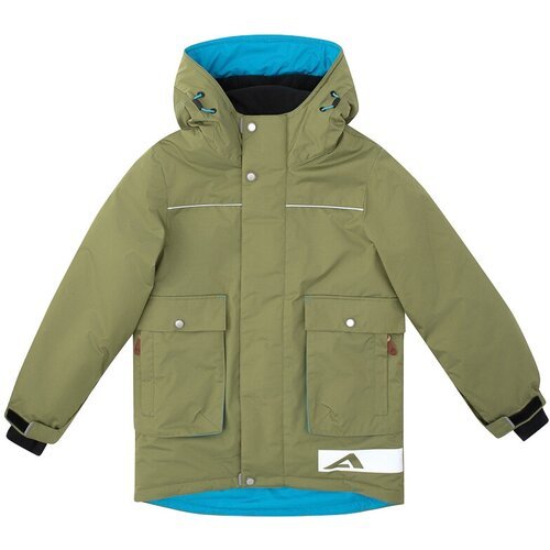 Купить Куртка Oldos, размер 110-60-54, зеленый
Куртка для мальчика Стиан - это стильная...