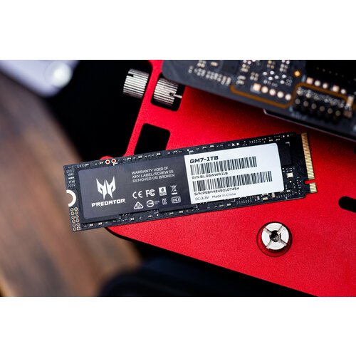 Купить SSD M.2 2280 Acer Predator GM7 на 1 Тб, 7200/6300 MB/s BL.9BWWR.118
SSD M.2 2280...