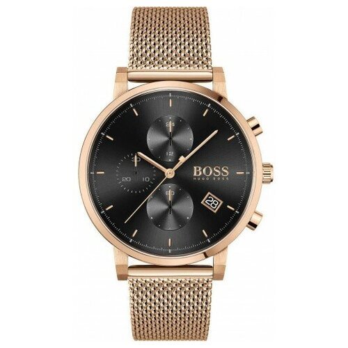 Купить Наручные часы BOSS, золотой
Мужские стильные часы на стальном браслете с минерал...