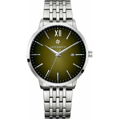 Купить Наручные часы GREENWICH, серебряный, хаки
Удобные и стильные — эти два качества...