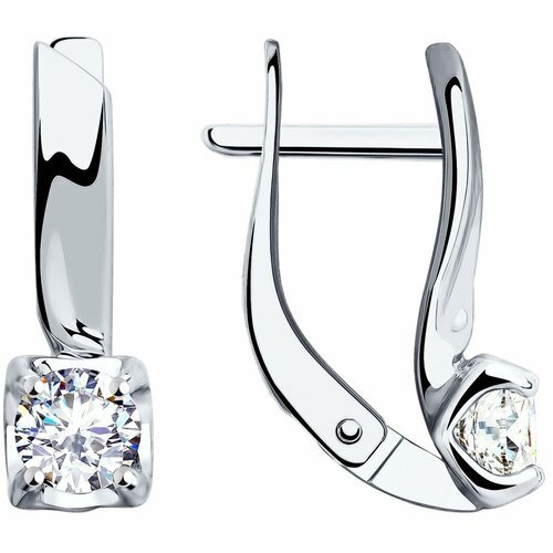 Купить Серьги Diamant online, белое золото, 585 проба, фианит
<p>В нашем интернет магаз...