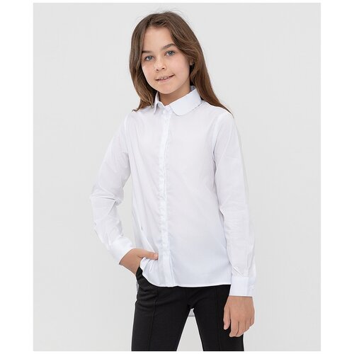 Купить Школьная блуза Button Blue, размер 134, белый
Блузка - неотъемлемый атрибут школ...