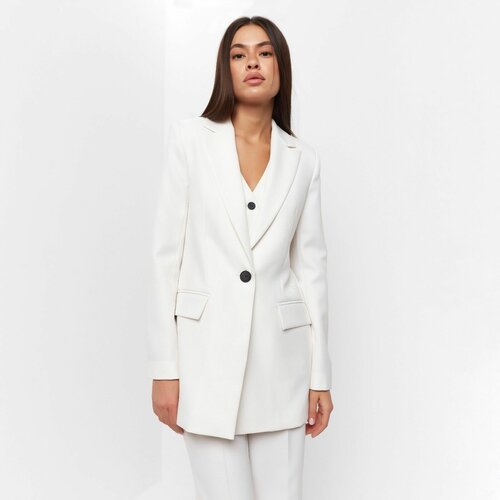 Купить Пиджак MIST, размер 44, белый
Пиджак женский MIST, костюмная ткань, состав: поли...