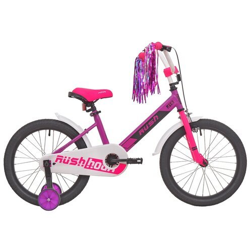 Купить Городской велосипед RUSH HOUR J18 (2022) фиолетовый 18" (требует финальной сборк...