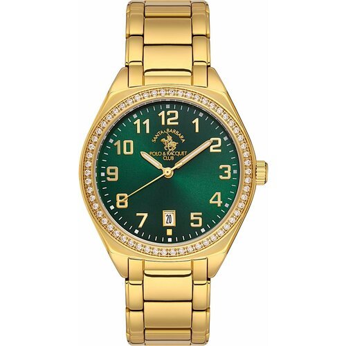 Купить Наручные часы SANTA BARBARA POLO & RACQUET CLUB, золотой, зеленый
Женские часы....