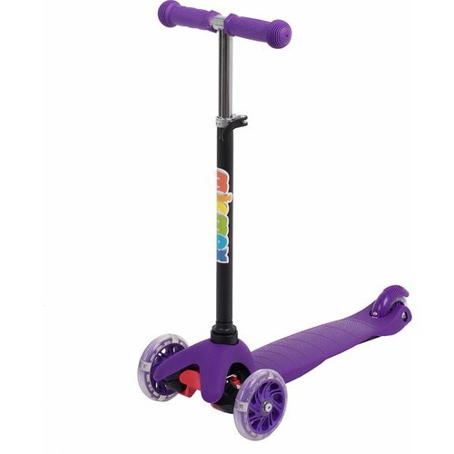 Купить Детский 3-колесный самокат Micmax Mini, фиолетовый
Лёгкий самокат со светящимися...