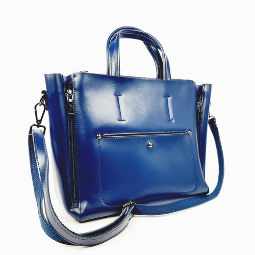 Купить Сумка Fuzi House, синий
Женская кожаная сумка синего цвета. Стильный и функциона...