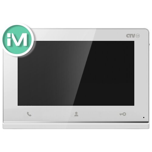 Купить Монитор видеодомофона CTV-iM720 Hello 7(Белый)
TFT дисплей диагональю 7 дюймов (...