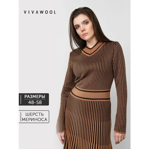 Купить Платье VIVAWOOL, размер 54, золотой, горчичный
Вязанное платье женское - идеальн...