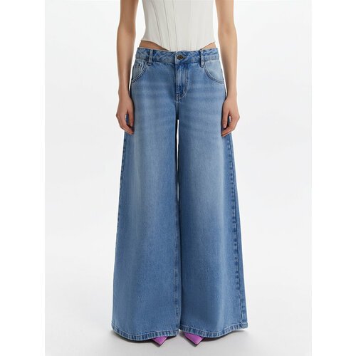 Купить Джинсы широкие LOVE REPUBLIC, размер 40, голубой индиго
Широкие джинсы Love Repu...
