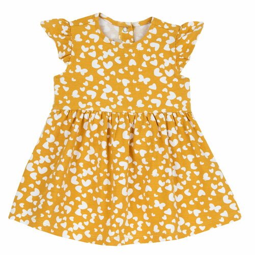 Купить Платье Chicco, размер 86, желтый
Платье с короткими рукавами для девочки. Платье...