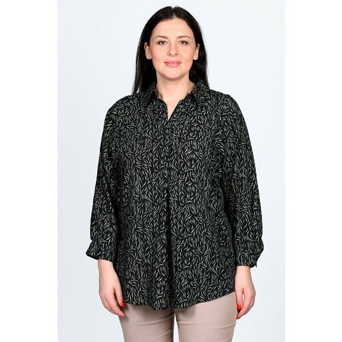 Купить Блуза SVESTA, размер 56, черный
Стильная блуза выполнена из тонкой штапельной тк...