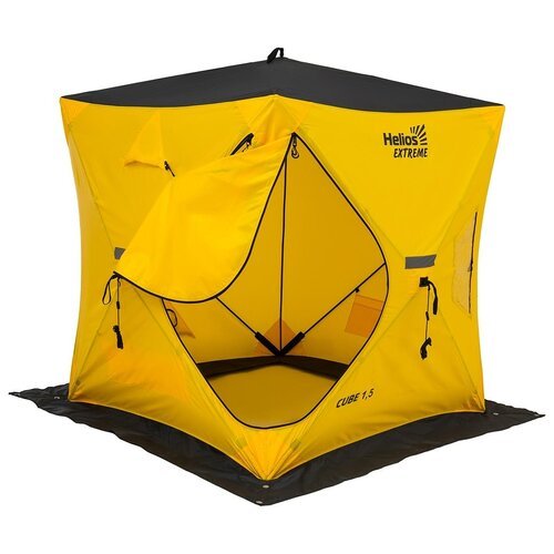Купить Палатка для рыбалки HELIOS Cube Extreme 1.5, черный/желтый
Палатка зимняя CUBE E...