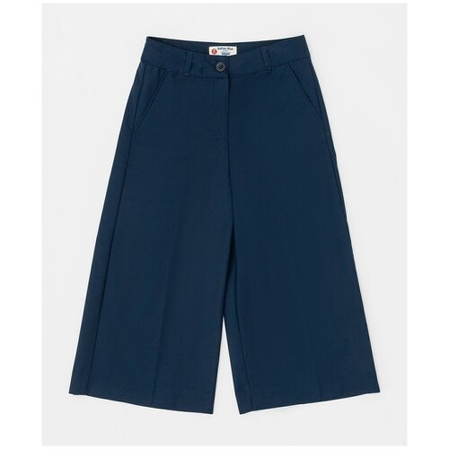 Купить Школьные брюки Button Blue, размер 158, синий
Классические брюки-кюлоты синего ц...
