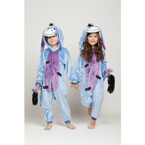 Купить Кигуруми Осел, размер 125-135, фиолетовый, голубой
Детская пижама кигуруми Иа 85...
