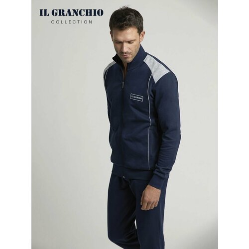 Купить Пижама Il Granchio, размер XL, синий
Домашний мужской комплект из кофты на молни...