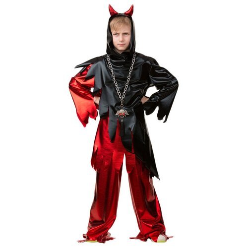 Купить Костюм Батик, размер 140, черный/красный
<p>Мистический персонаж Демон будет в ц...