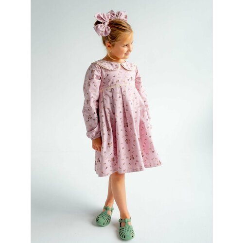 Купить Платье, размер 104-110, розовый
Платье из 100% теплового хлопка фланель для дево...
