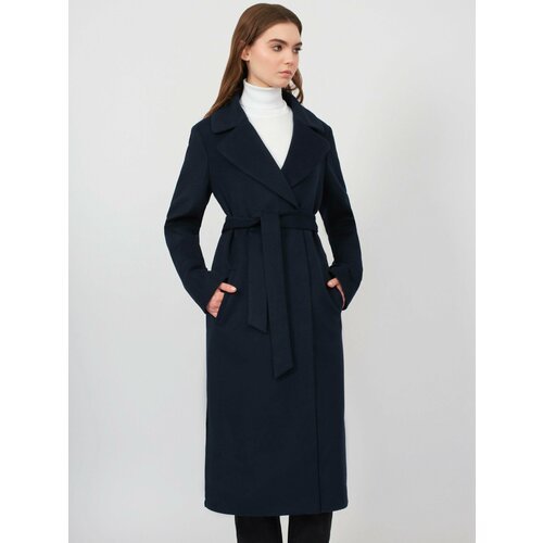 Купить Пальто КАЛЯЕВ, размер 44, синий
Пальто демисезонное из микроворса имеет приятную...