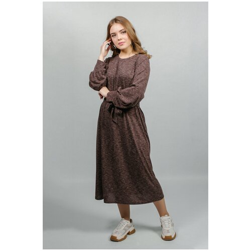 Купить Платье Mila Bezgerts, размер 50, коричневый
Оригинальное платье А-образного силу...