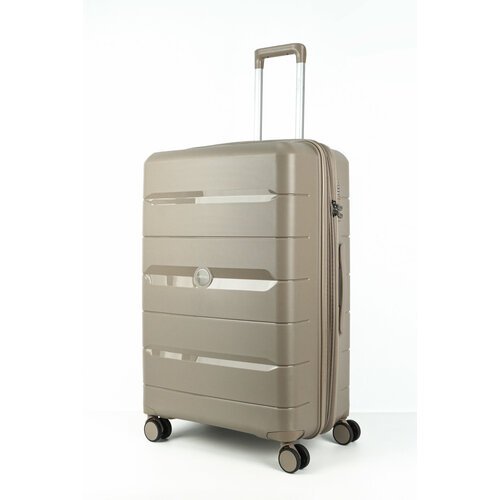 Купить Чемодан , 118 л, размер XL, бежевый
Ударопрочный дорожный чемодан большого разме...
