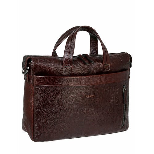 Купить Сумка KARYA, коричневый
Деловая сумка-портфель от Karya выполнена из 100% натура...